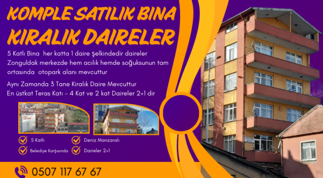 SATILIK BİNA KİRALIK DAİRELER